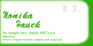 monika hauck business card